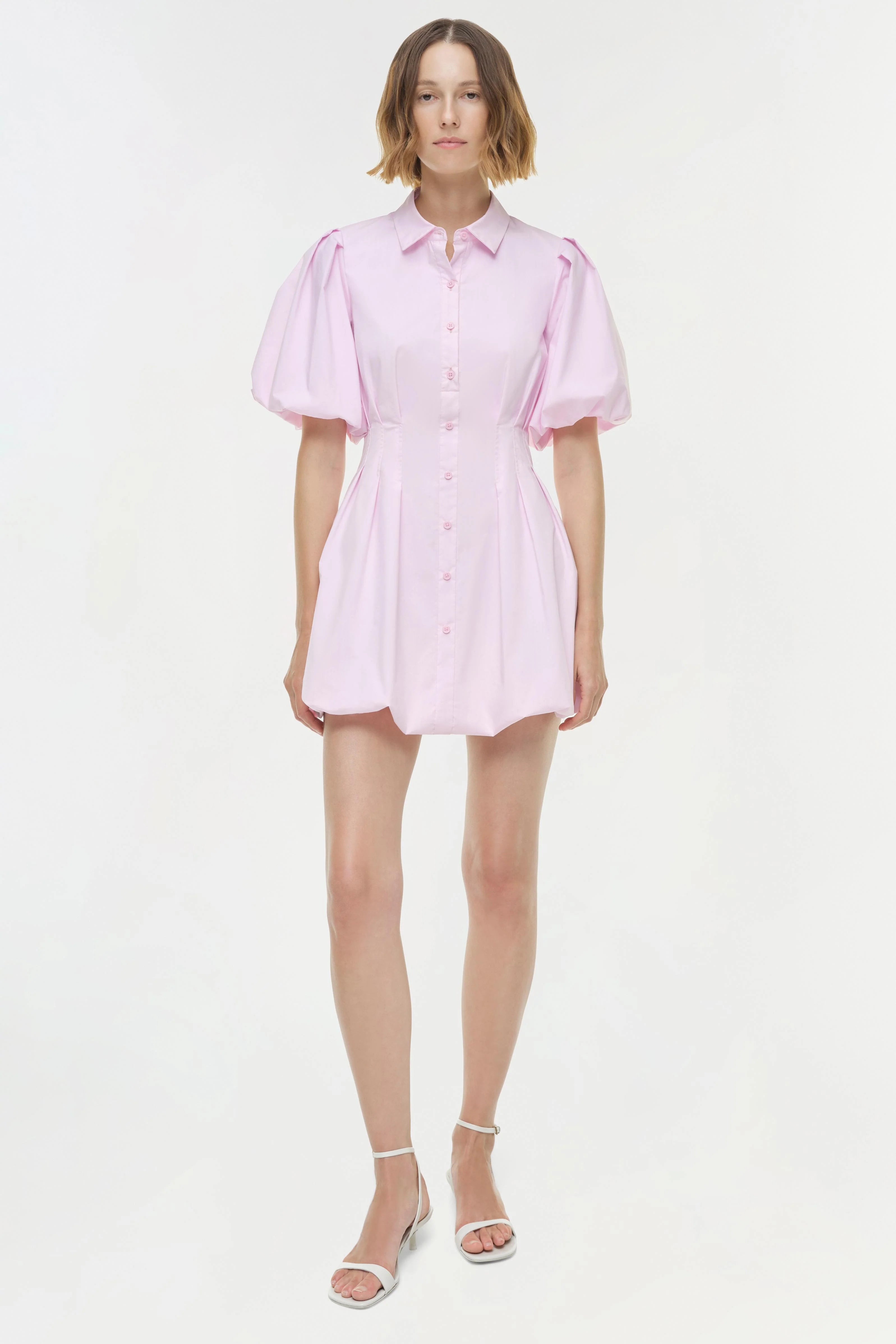 CLEO COTTON MINI DRESS IN TULIP