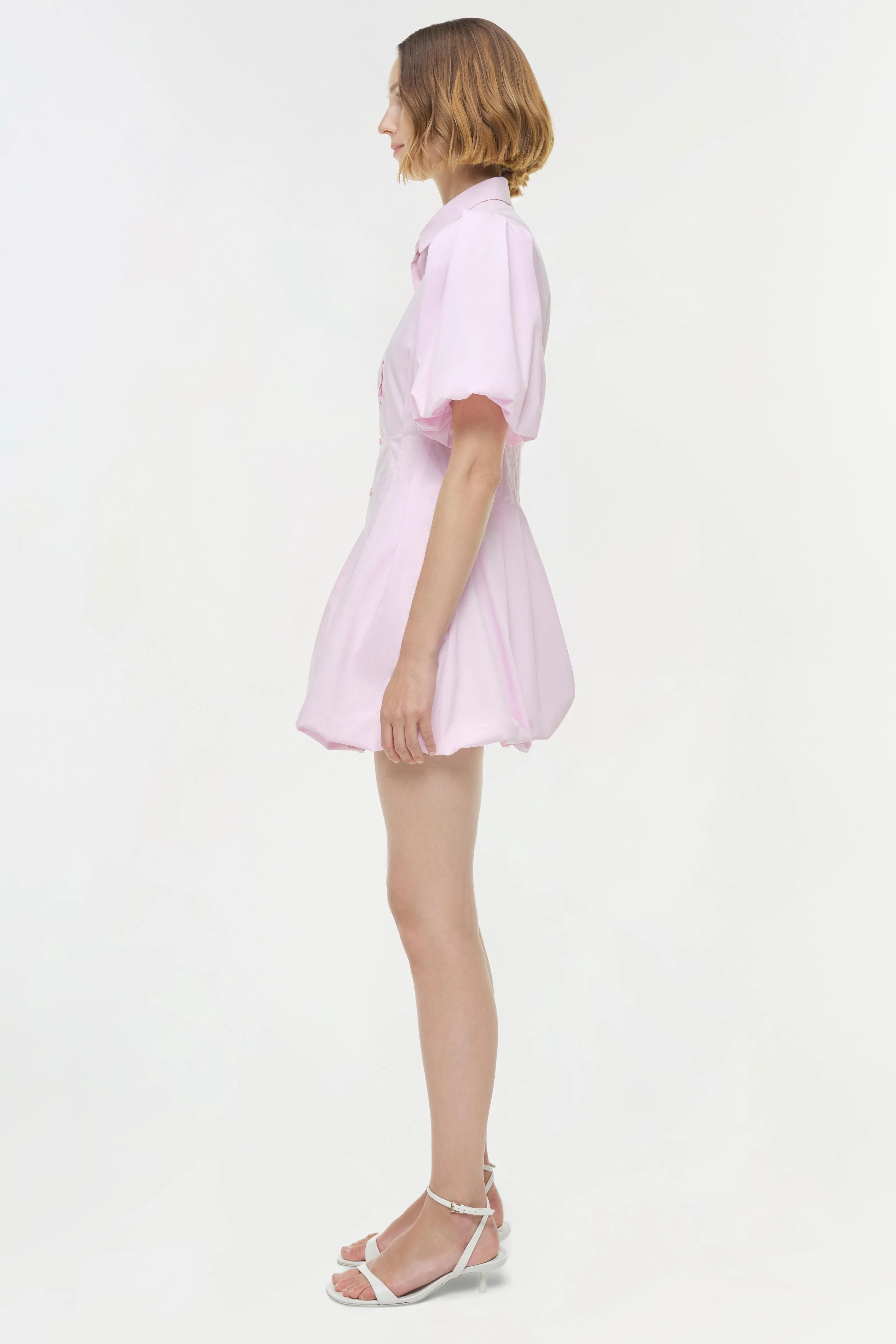 CLEO COTTON MINI DRESS IN TULIP