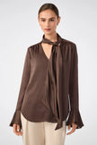 ALORA LAVALLIERE BLOUSE