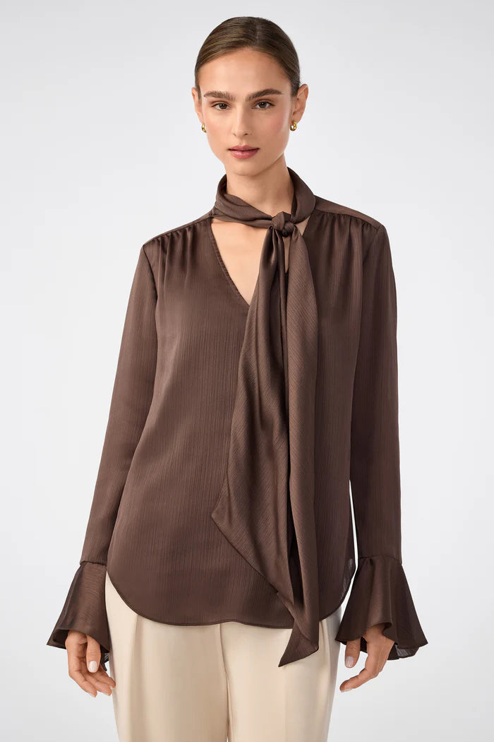 ALORA LAVALLIERE BLOUSE