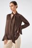 ALORA LAVALLIERE BLOUSE