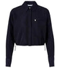 WILFRED BUNGEE BUTTON DOWN SHIRT IN NAVY