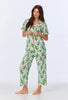 SHORT SLEEVE CLASSIC STRETCH JERSEY CROPPED PJ SET
