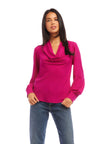 COWL NECK TOP