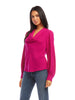 COWL NECK TOP