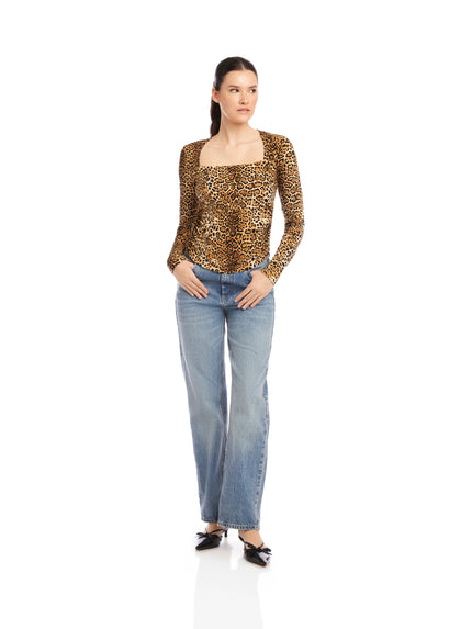 CADY SIDE SHIRRED TOP