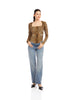 CADY SIDE SHIRRED TOP