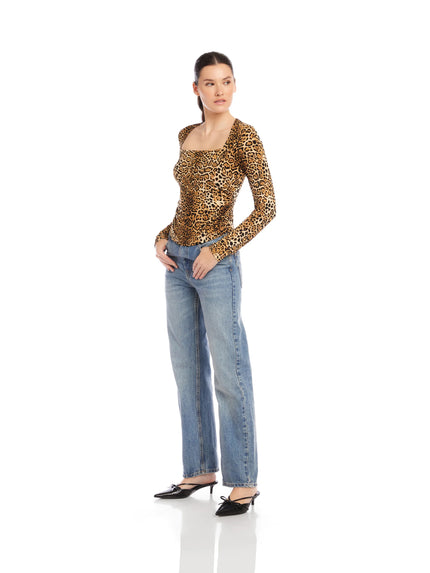 CADY SIDE SHIRRED TOP