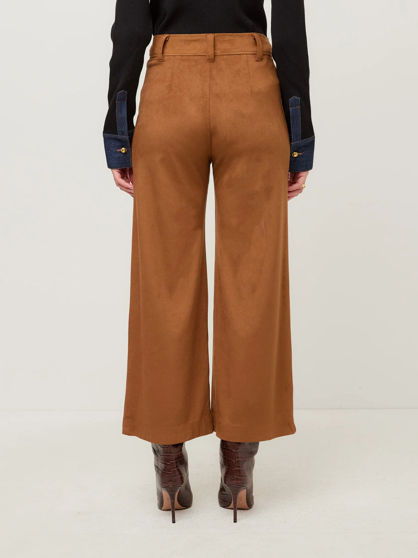 RYLEE CROPPED PANTS IN CAMEL