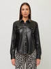 ANNA FAUX LEATHER SHIRT