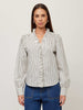 LIZZY STRIPE RUFFLE TOP