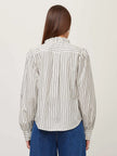LIZZY STRIPE RUFFLE TOP