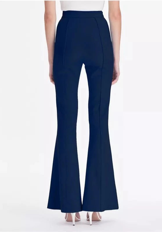 STRETCH WOOL FLARE PANT
