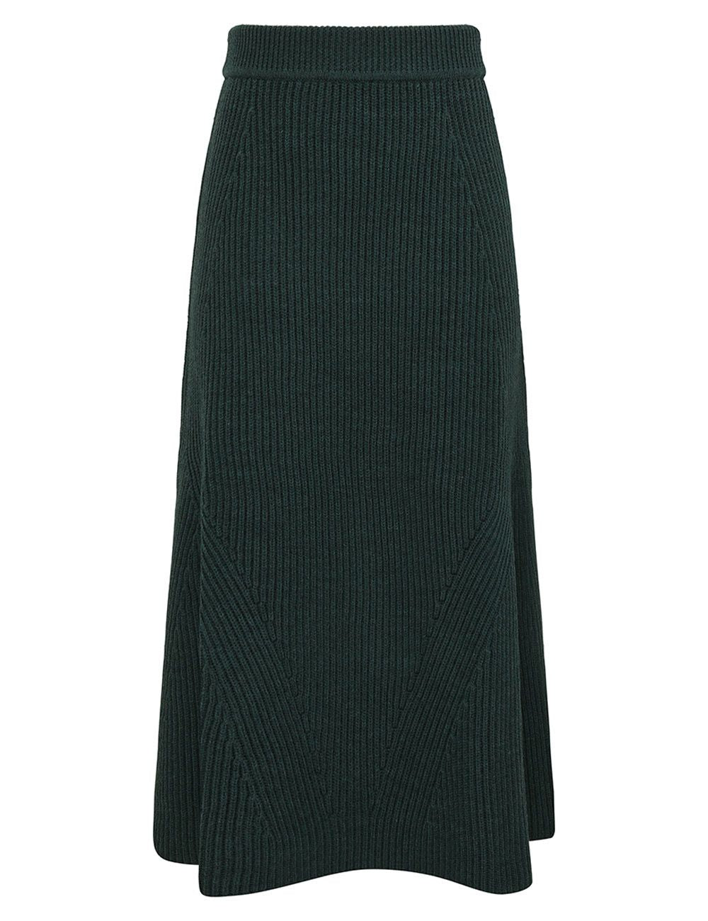 HYPNOTIC RIB MIDI SKIRT