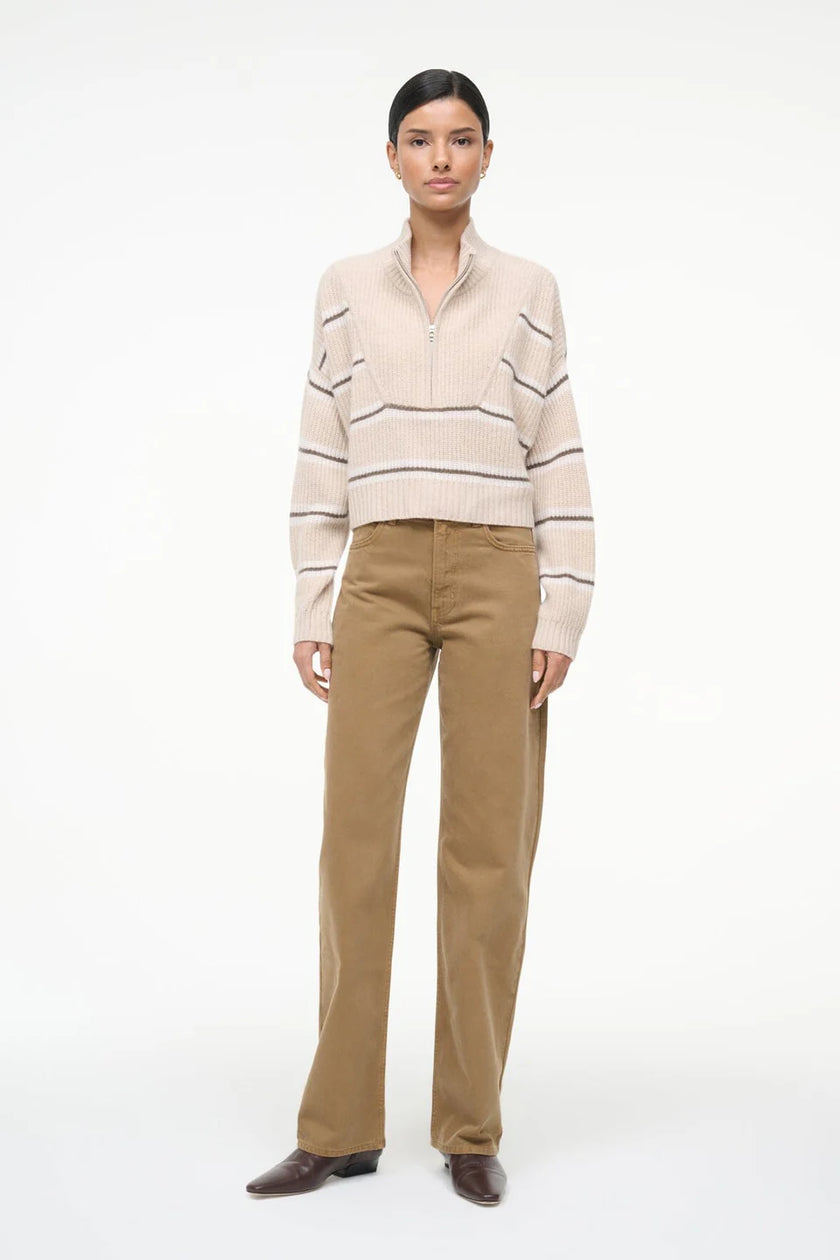 CROPPED HAMPTON CASHMERE SWEATER