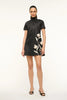 MINI ILANA DRESS BLACK SATIN