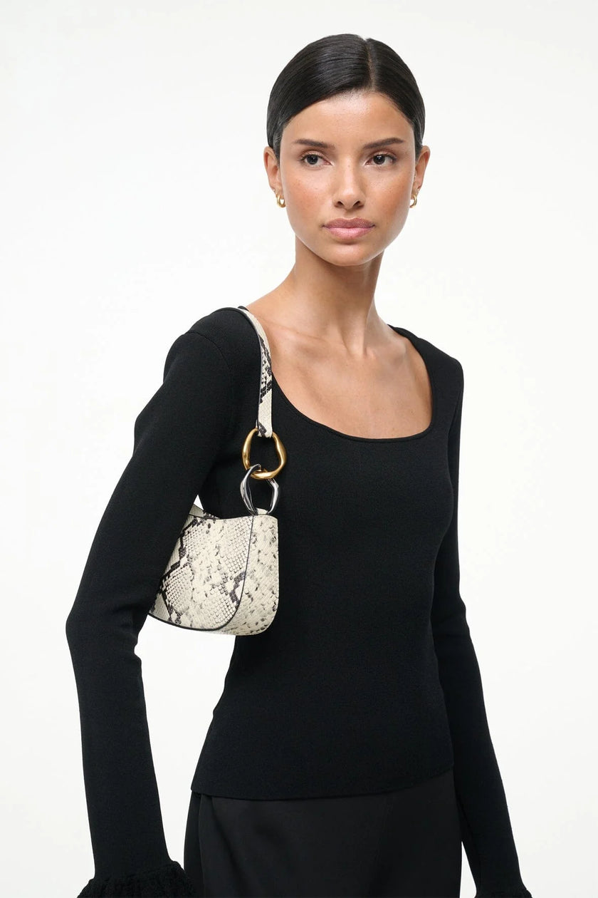 OLLIE BAG WHITE SNAKE