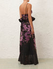 DAWNING RUFFLE SLIP DRESS