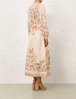 INDRA PLUNGE MIDI DRESS