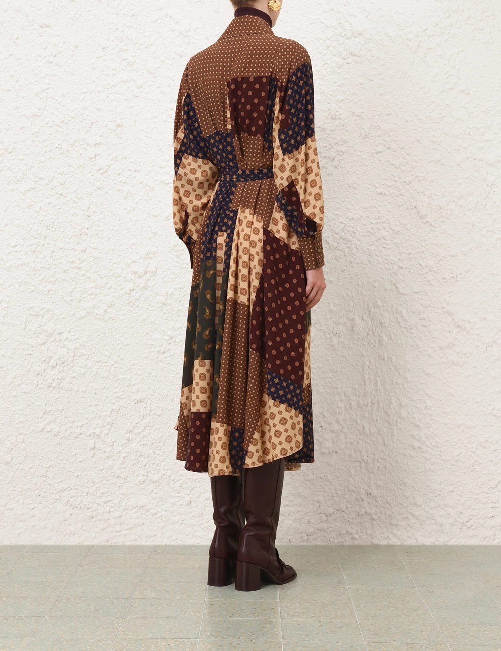 TUCK MIDI DRESS