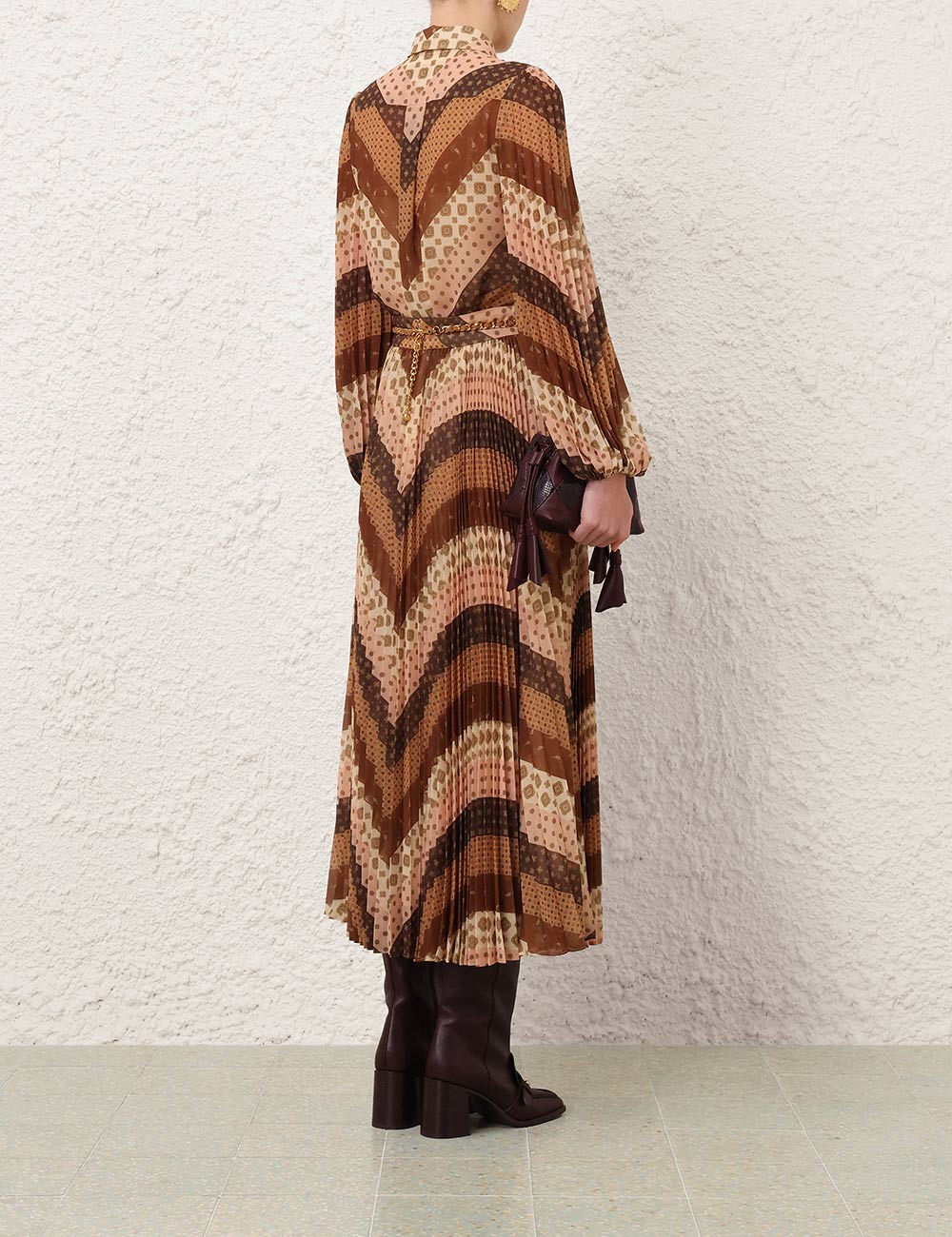 SUNRAY PLEATED SKIRT