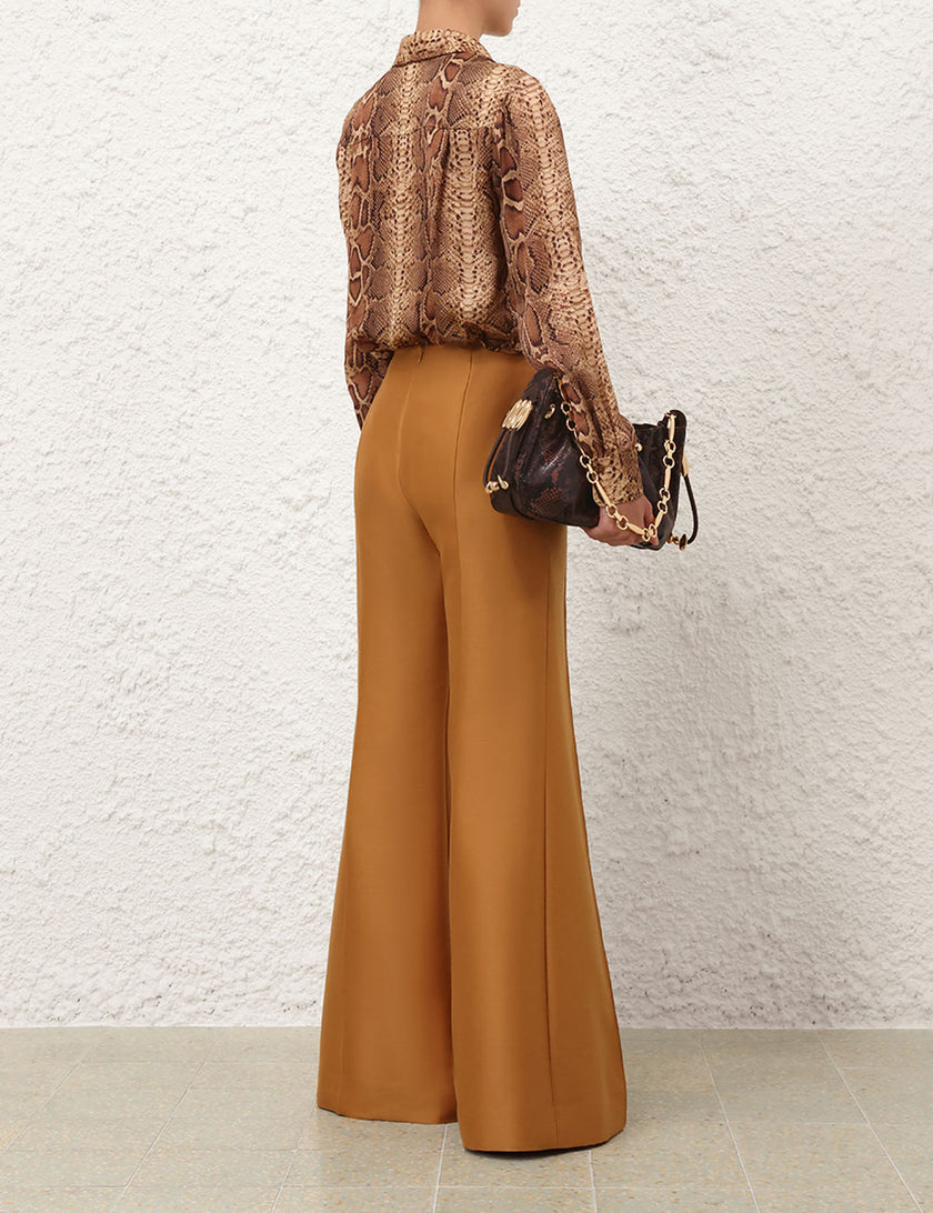 HYPNOTIC WOOL SILK SLIM FLARE