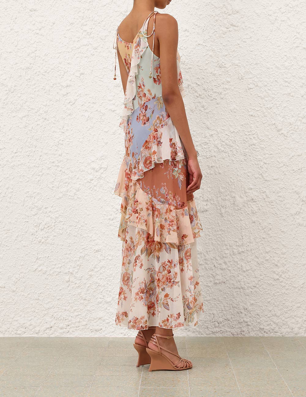 AWAKEN FRILLED SLIP DRESS