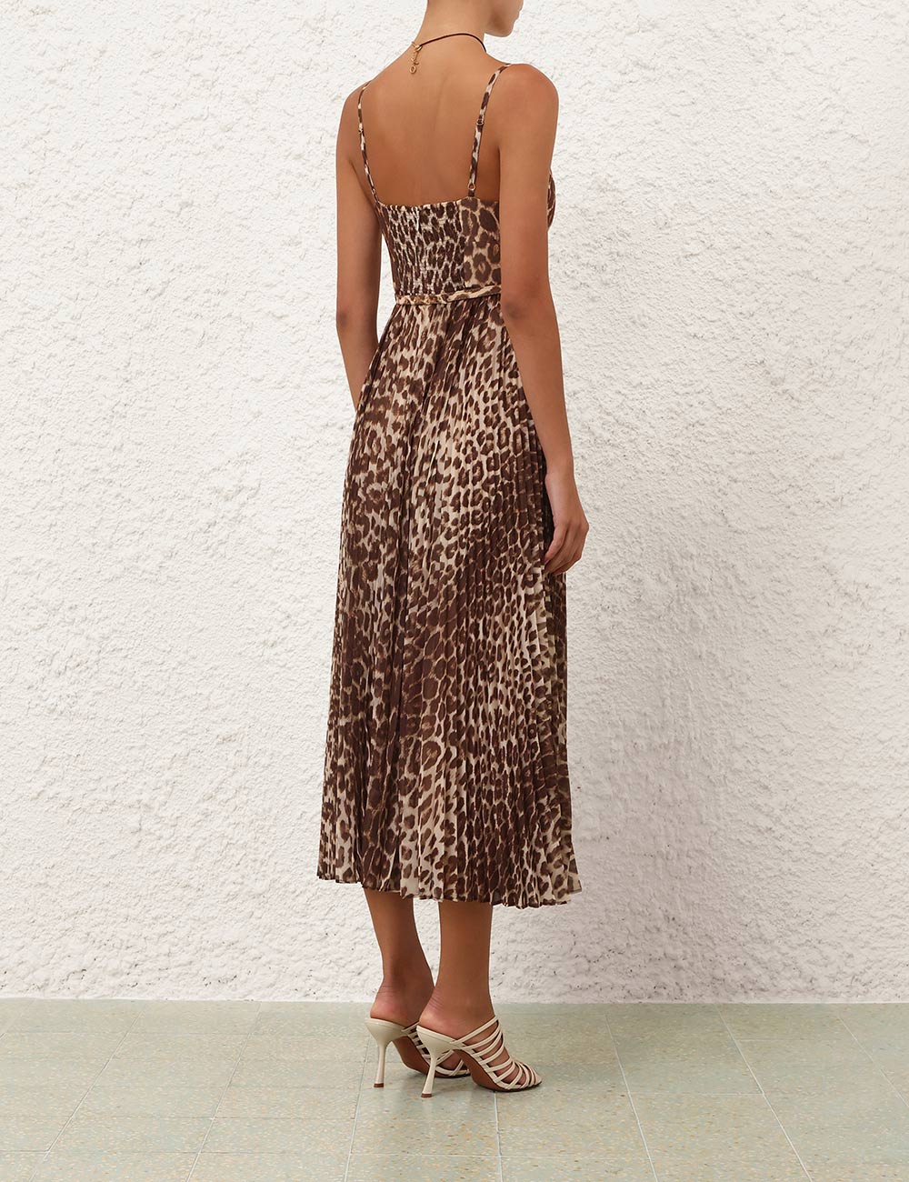 SUNRAY PLEATED PICNIC DRESS