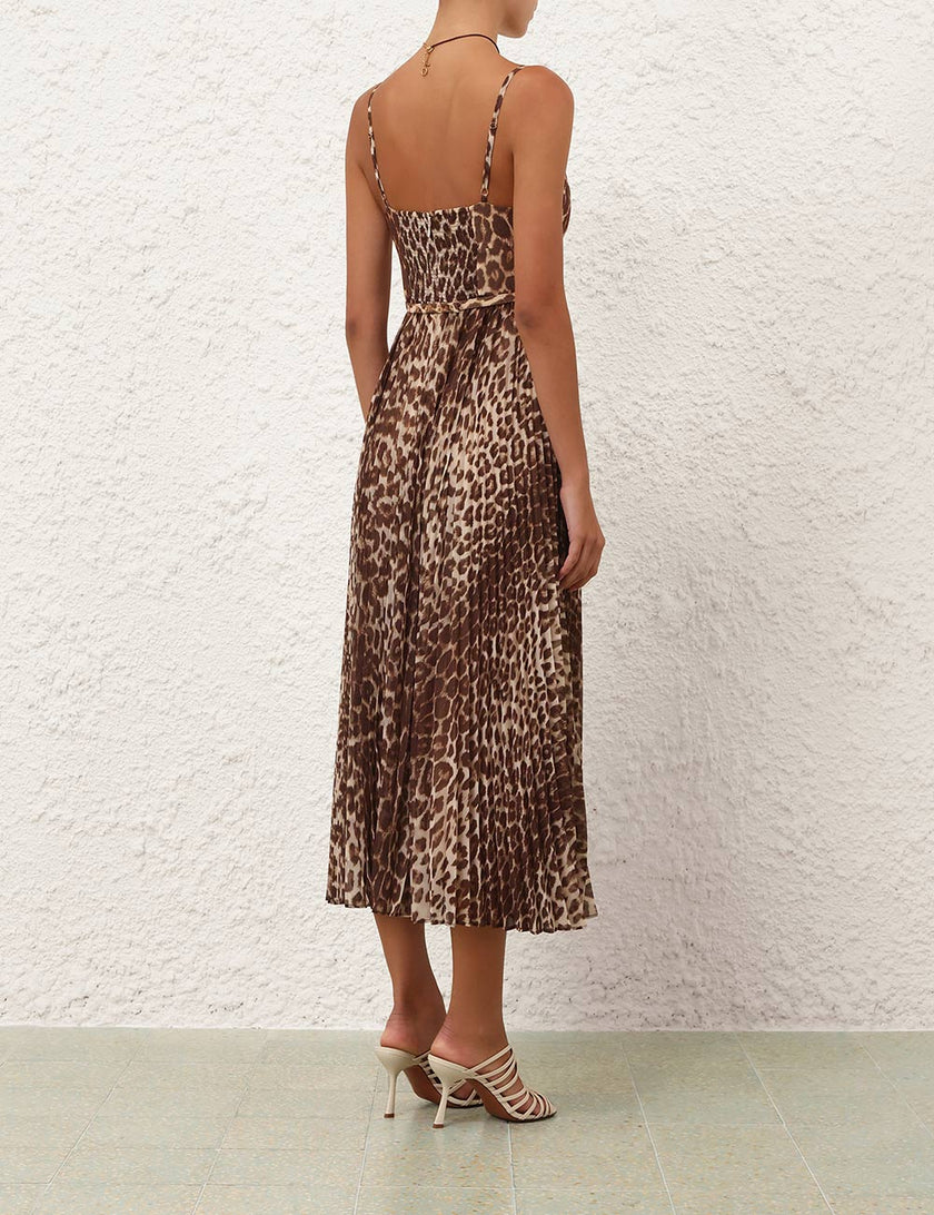 SUNRAY PLEATED PICNIC DRESS
