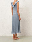 ASTER METALLIC MIDI SKIRT