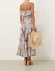 ROSELIGHT FRILL MAXI DRESS