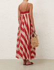 ROSELIGHT STRIPE MAXI DRESS