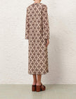 LUNA GUIPURE MIDI DRESS