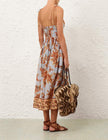 ASTER CORSET MIDI DRESS