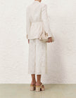 LUNA LACE BELTED BLAZER