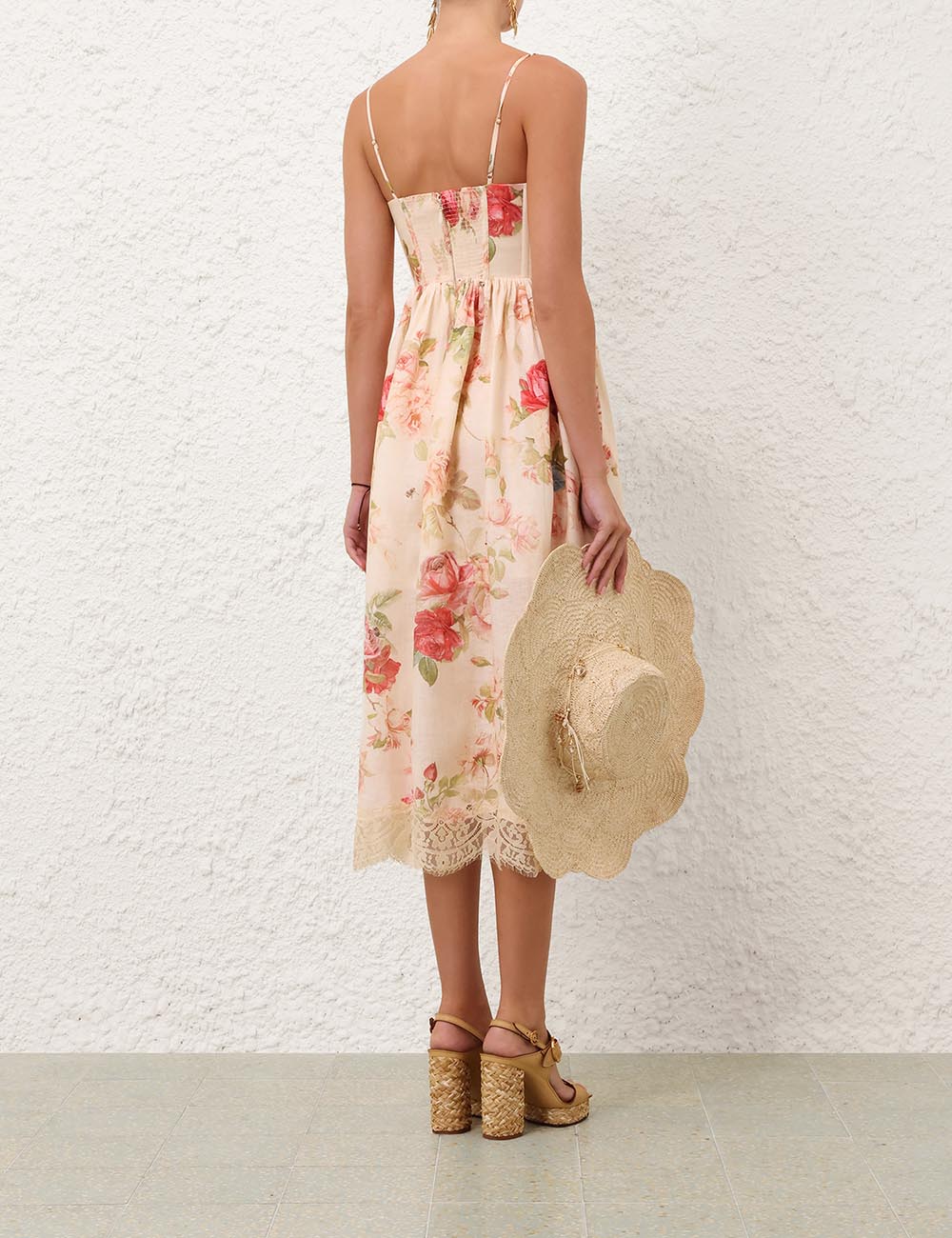 ROSELIGHT PICNIC MIDI DRESS