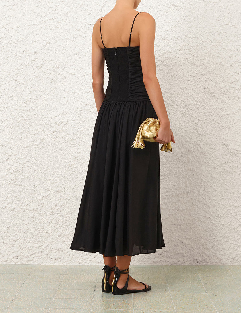 ASTER SCARF MIDI DRESS