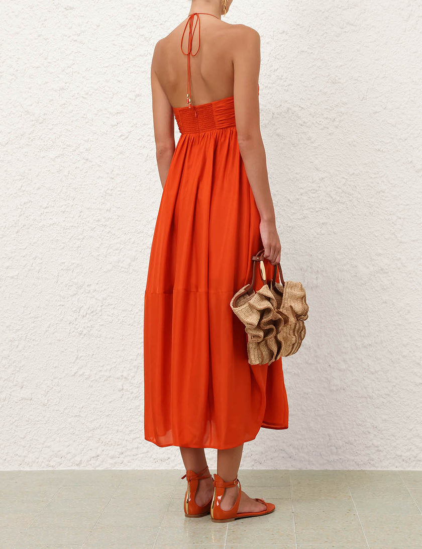 MAHON HALTER MAXI DRESS