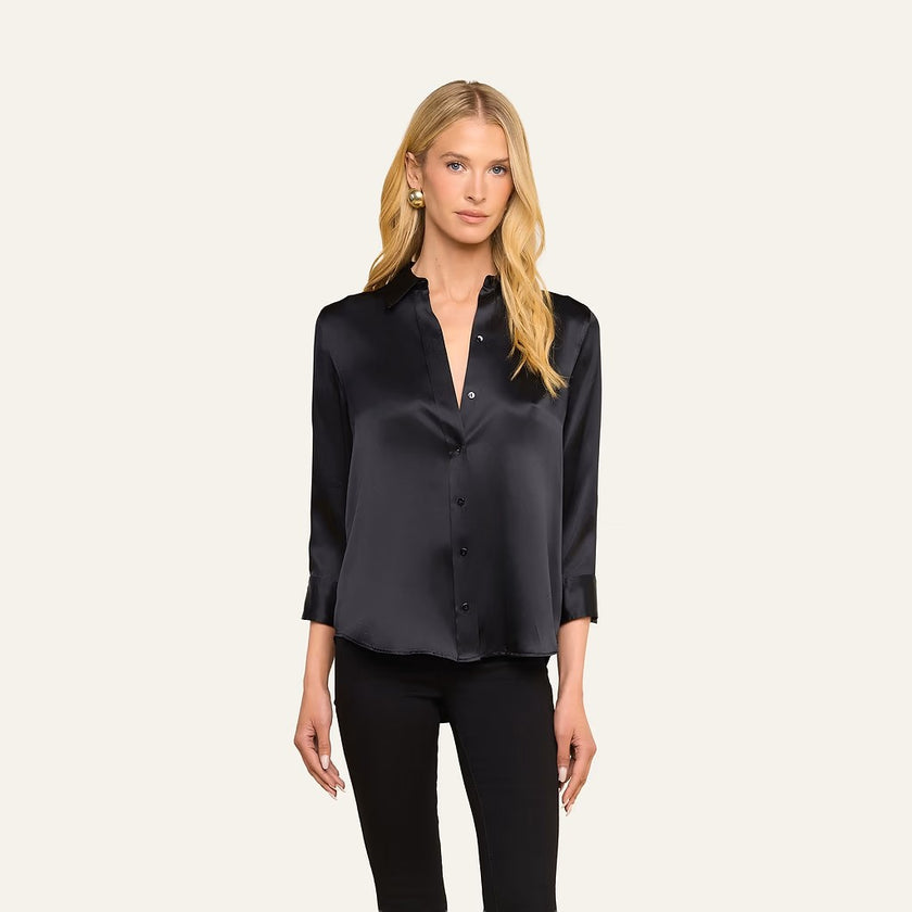 DANI SILK BLOUSE IN BLACK