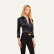 DANI SILK BLOUSE IN BLACK