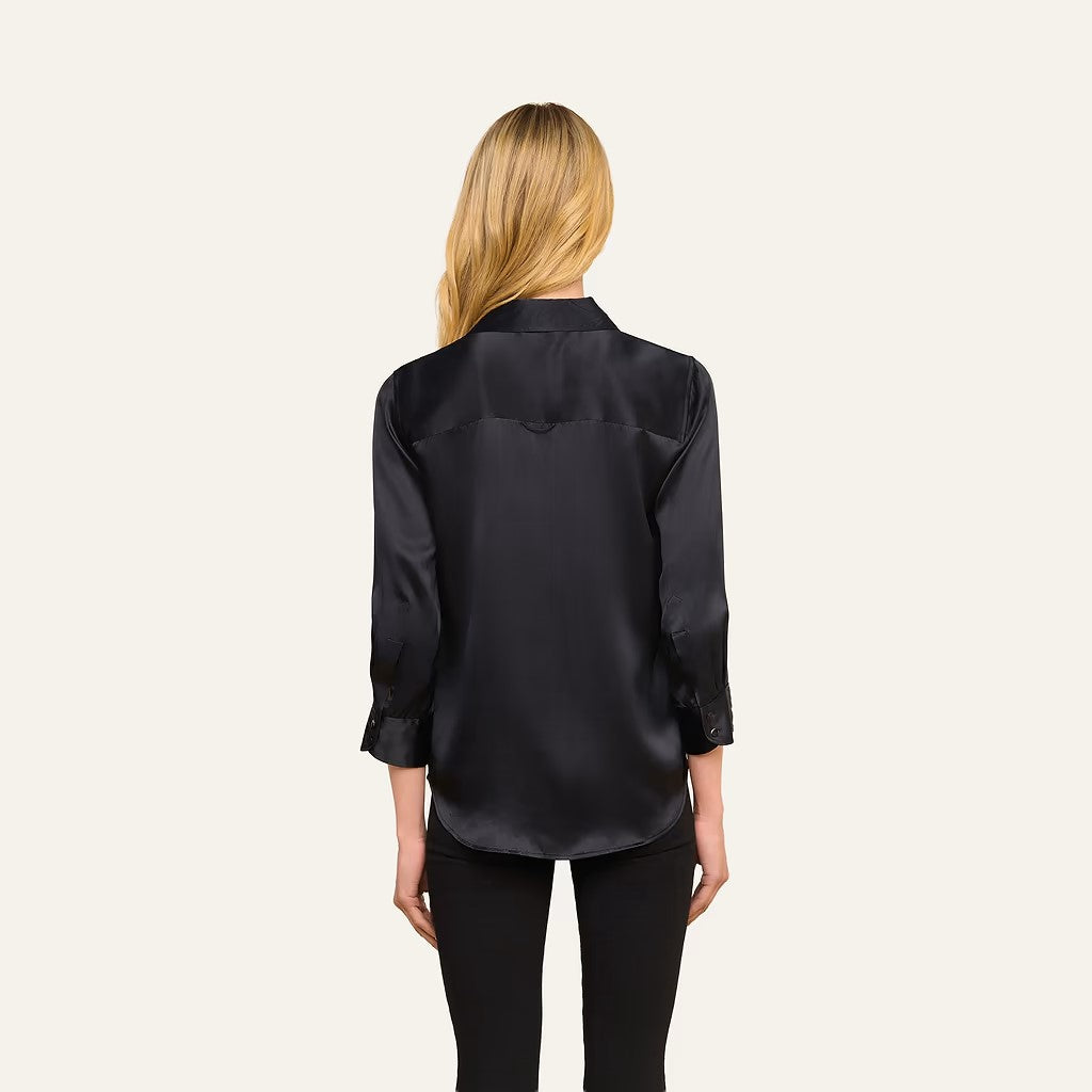DANI SILK BLOUSE IN BLACK