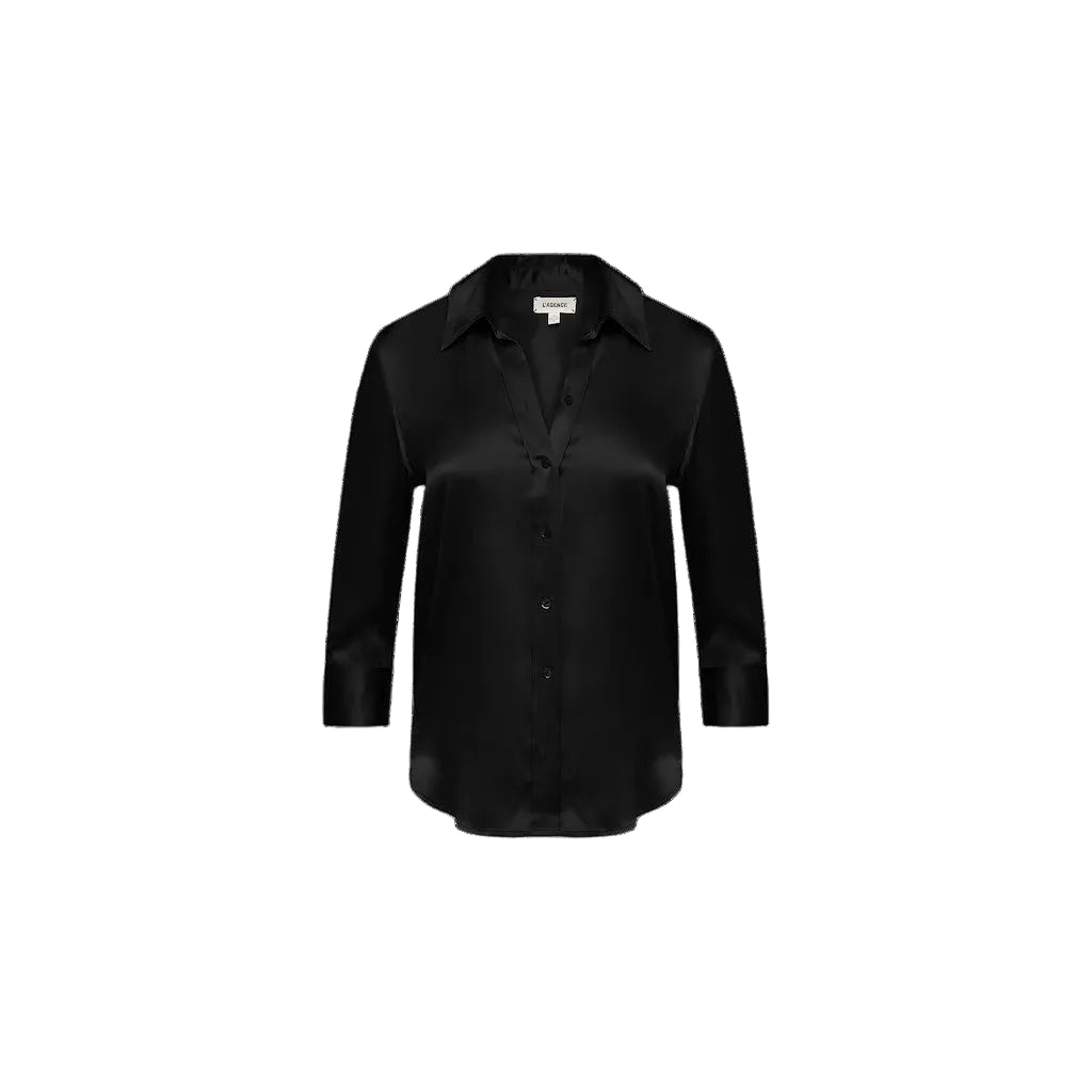 DANI SILK BLOUSE IN BLACK