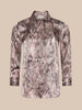 DANI SILK BLOUSE IN MAUVE MULTI WESTERN SNAKE PRINT