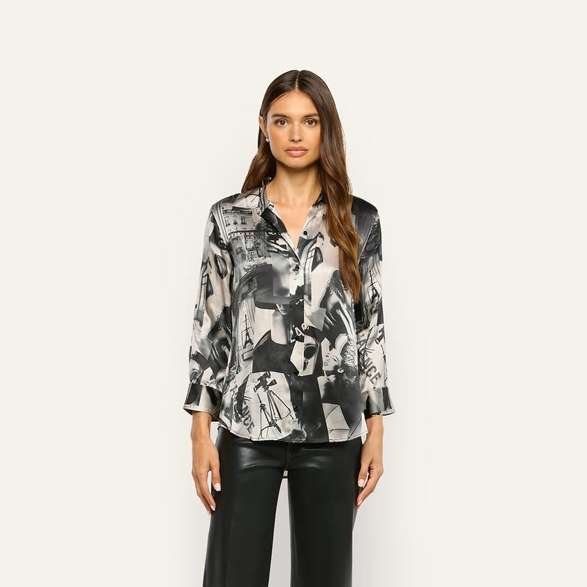 DANI SILK BLOUSE IN LAGENCE MAGAZINE