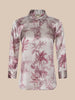DANI SILK BLOUSE IN TEXTURED JUNGLE TOILE