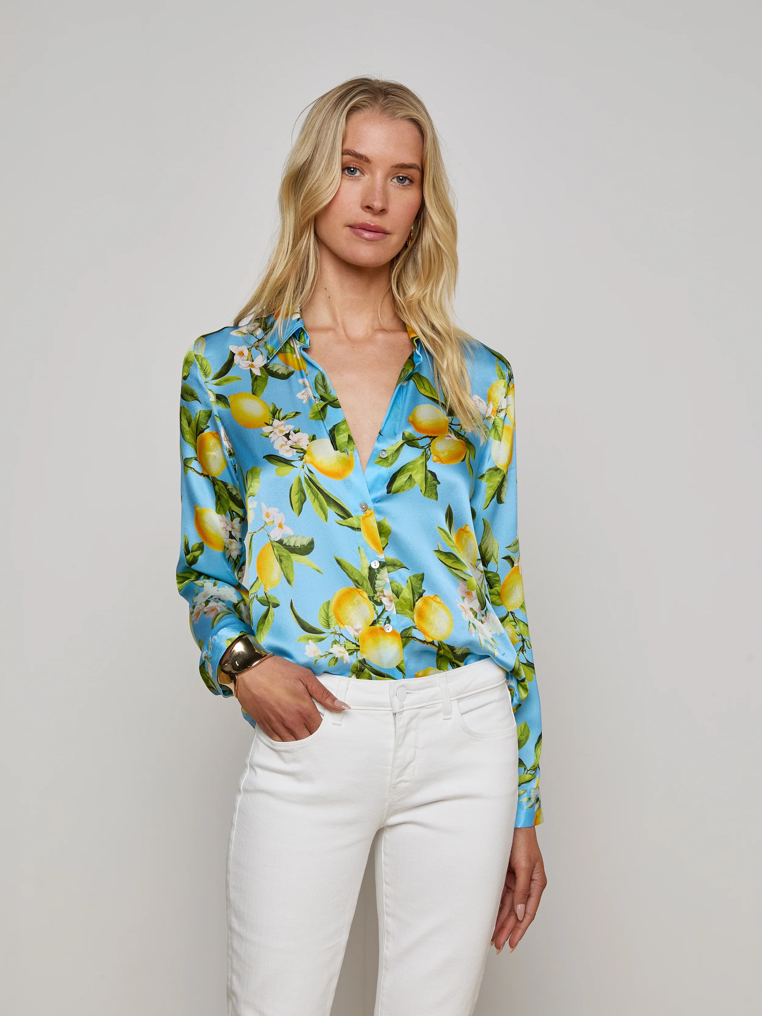 TYLER SILK BLOUSE