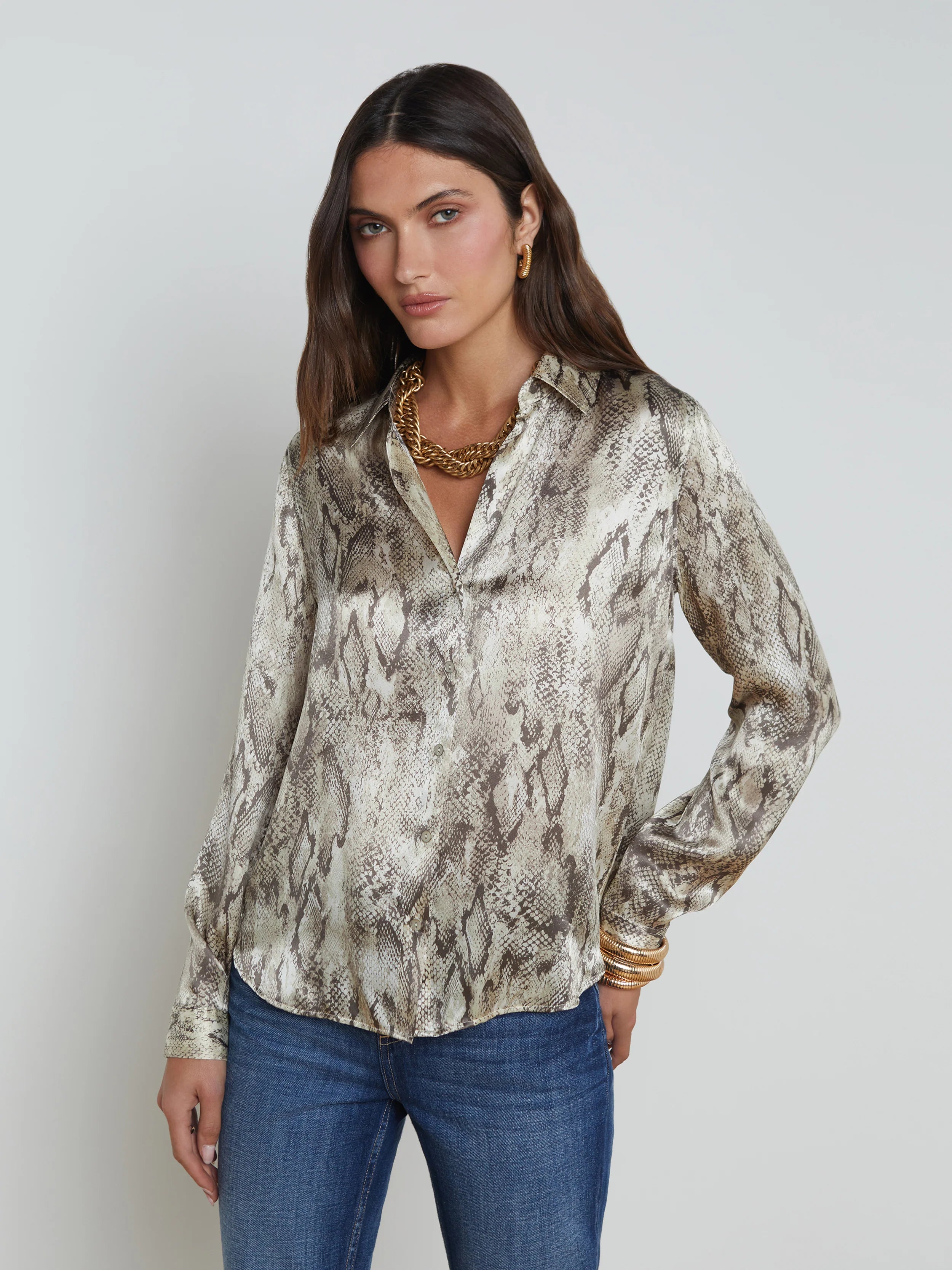 TYLER SILK BLOUSE