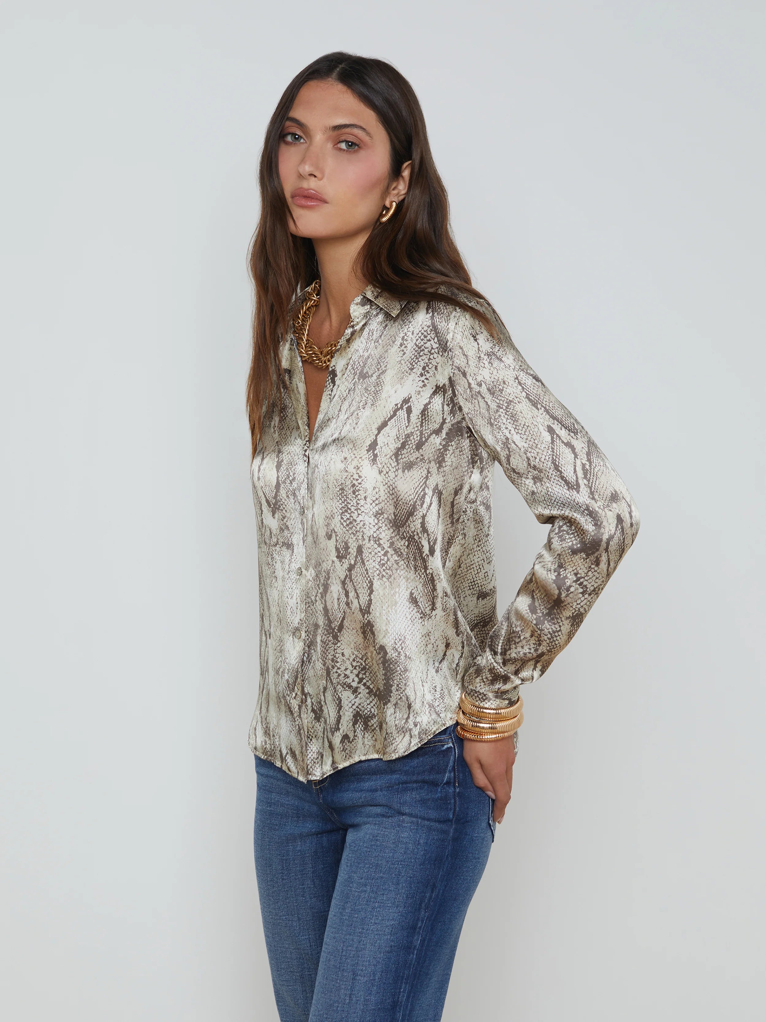 TYLER SILK BLOUSE