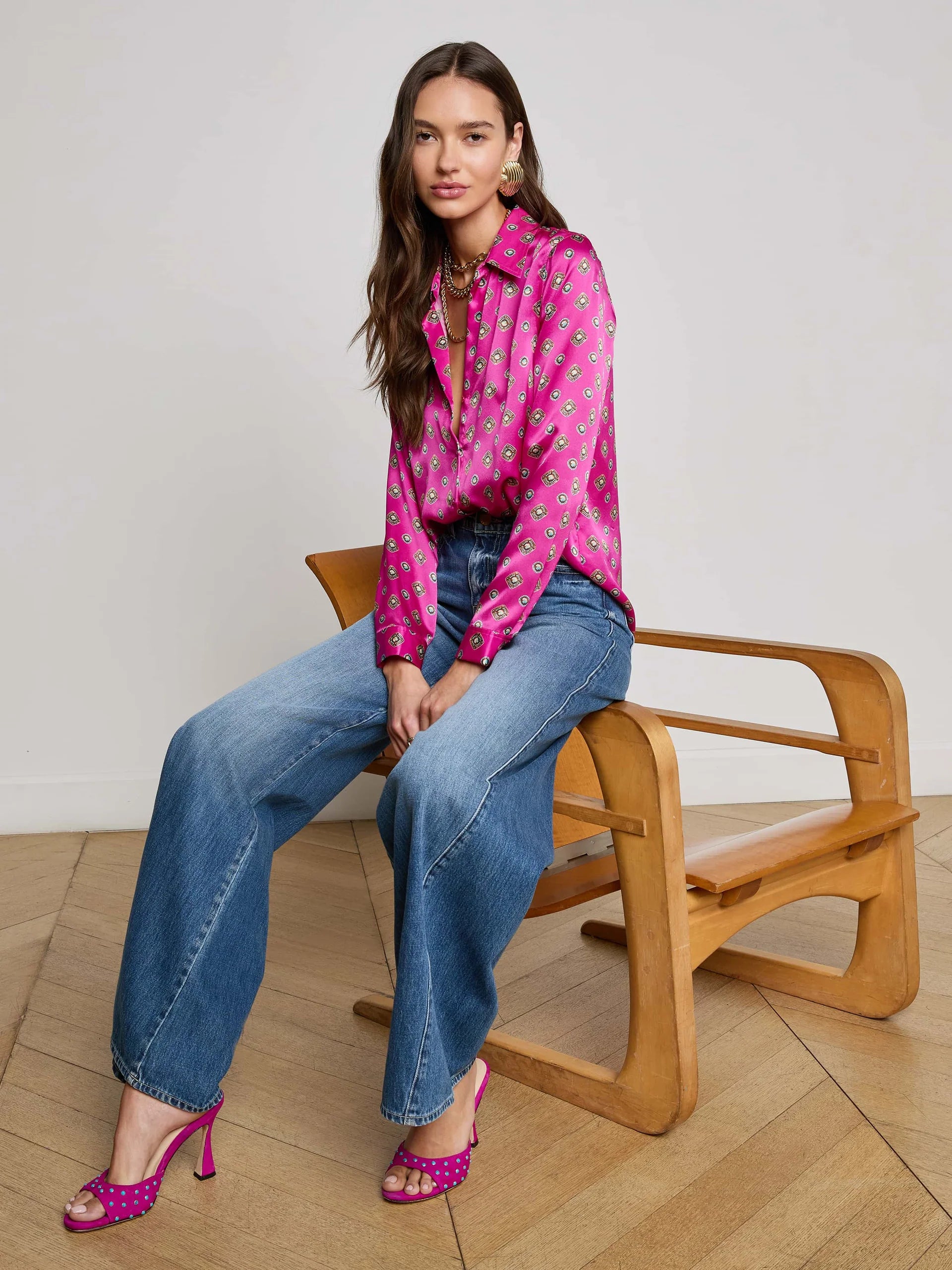 TYLER SILK BLOUSE