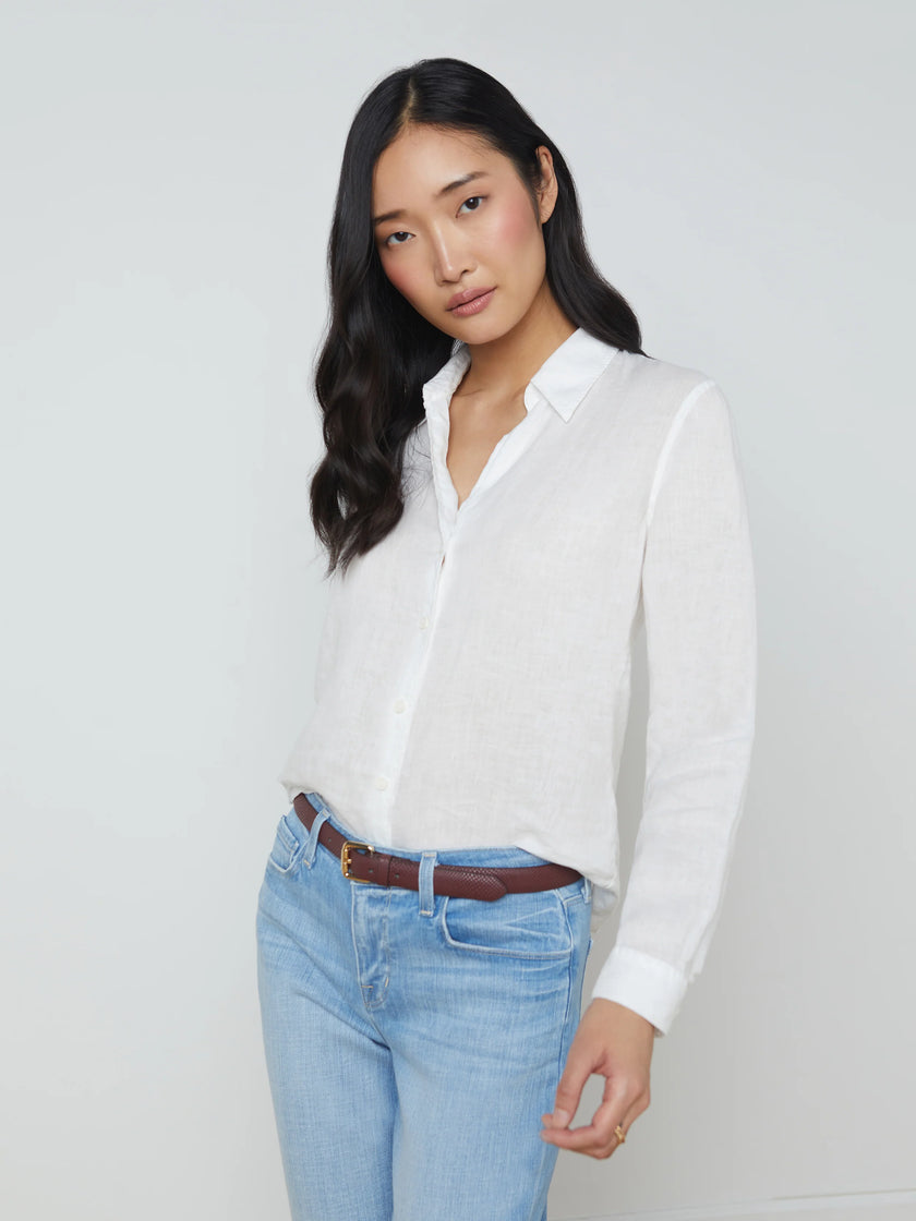 TYLER LINEN BLOUSE